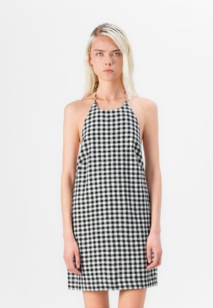 HIGH NECK SHORT DRESS - Kjole - black