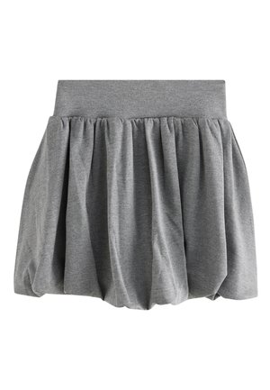 REGULAR FIT - PULL ON STRETCH BUBBLE HEM - sukňa v tvare A - grey