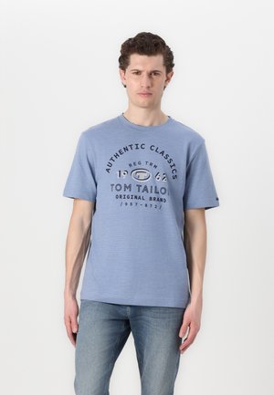 T-shirt imprimé - white dove/blue