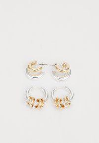 2 PACK - Earrings - gold-coloured