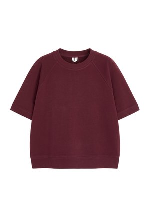 ARKET, ARKET FRENCH TERRY SWEATSHIRT - T-shirt basique - dark red