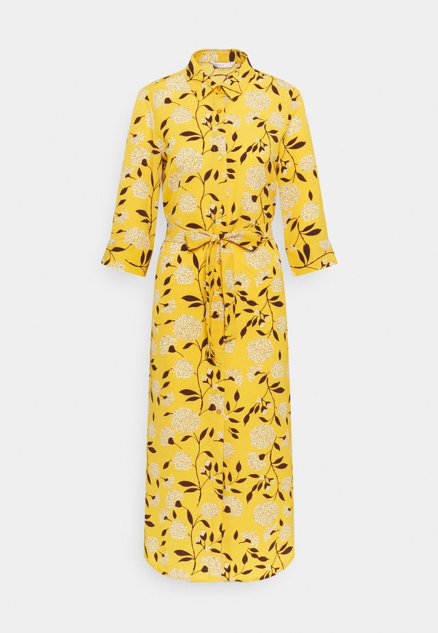 ONLNOVA LUX SHIRT DRESS - Blousejurk - golden yellow/white