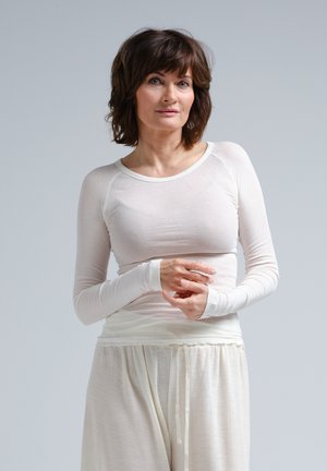 ELVIRA RAGLAN - Pikkade varrukatega topp - off white
