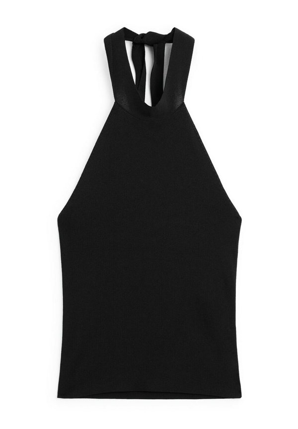 HALTER WITH TIED NECK DETAIL - Top4