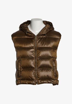 Max Mara, THE CUBE PUFFER BROWN - Veste sans manches - brown