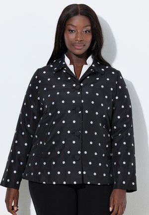 JACQUARD POLKA DOT - Leichte Jacke - black