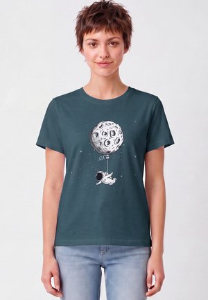 watapparel, FUNNY SPACEMAN - T-shirt print - stargazer