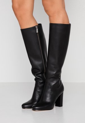 Højhælede støvler - black