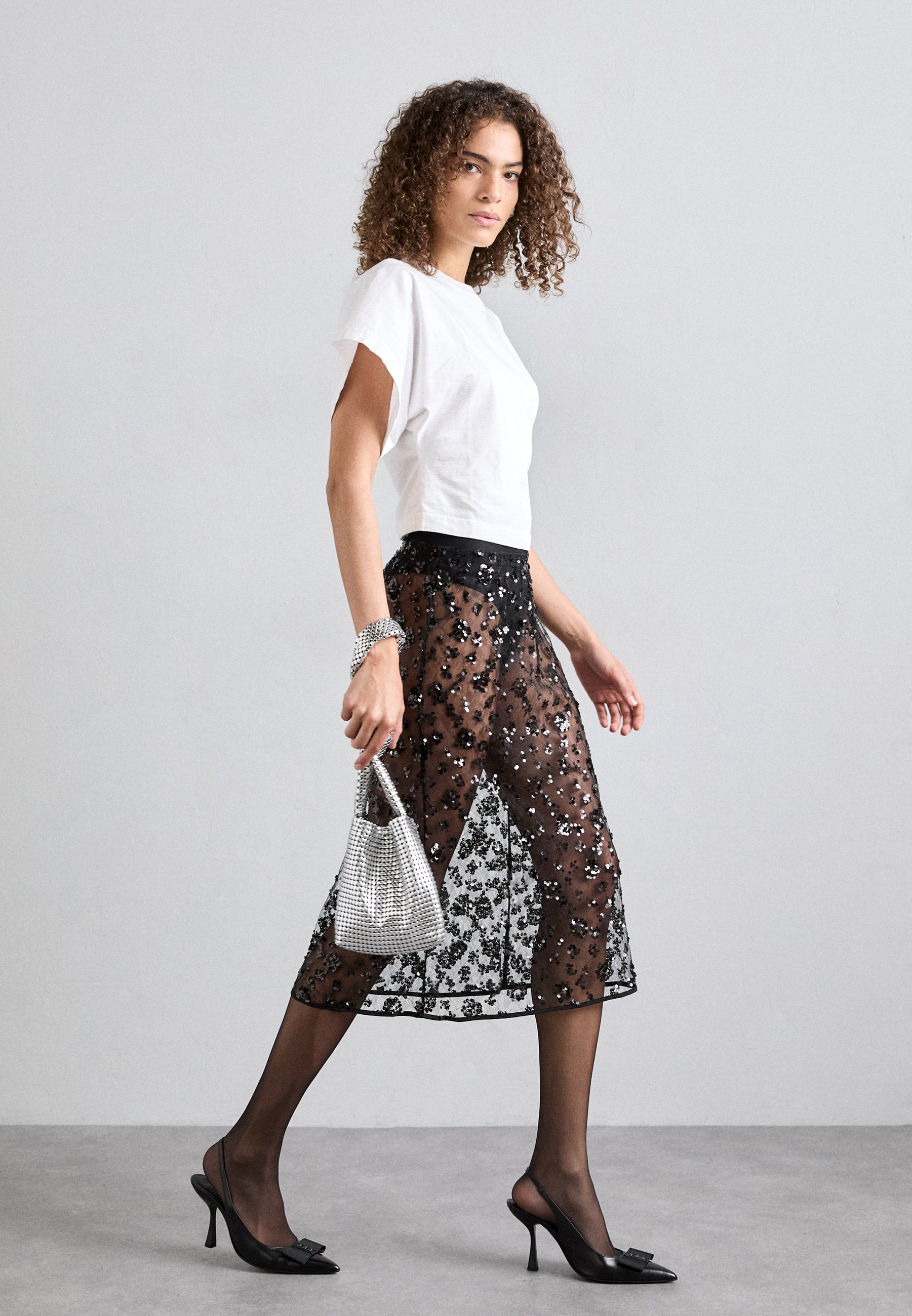 スカート BAUM UND PFERDGARTEN Woman Skirt Gnawed Blue 23578 C7336 BAUM UND PFERDGARTEN - Sidona Skirt - Premium womenswear