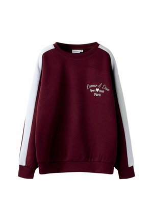 REGULAR FIT - Sudadera - burgundy