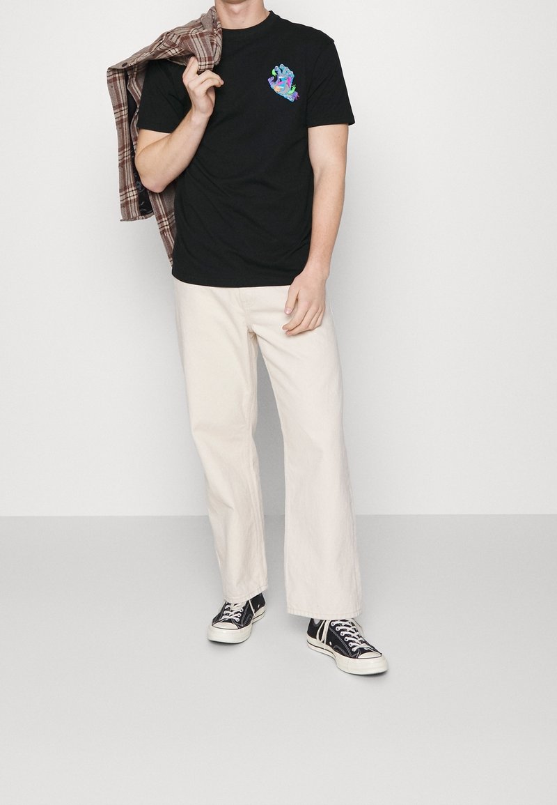 Santa Cruz T-shirt med print - black