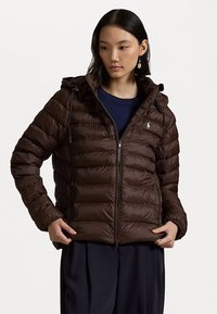 Polo Ralph Lauren WATER RESISTANT PACKABLE HOODED JACKET - Lengva striukė - nutmeg brown