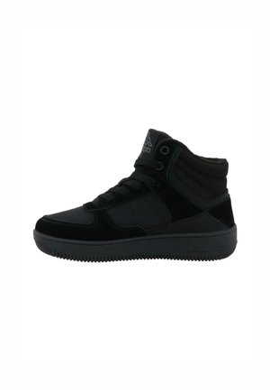 High-top trainers - black