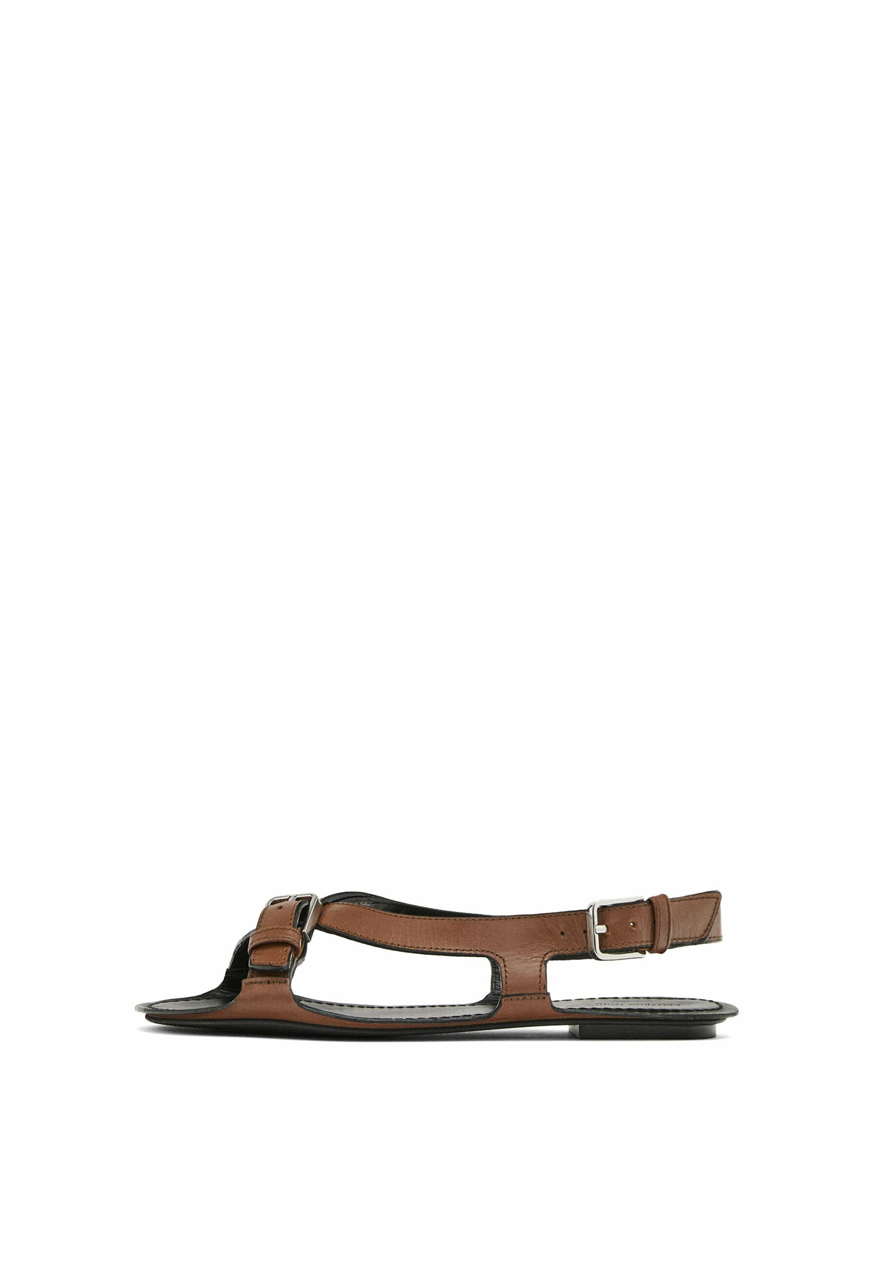 ★ Massimo Dutti★ Mock Croc Embossed Heel Sandals 11647650 Mock croc embossed heeled sandals · Brown · Shoes | Massimo