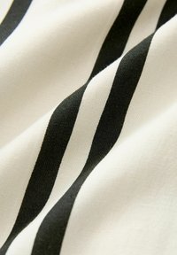 Next WIDE LEG - Stoffhose - black white stripe