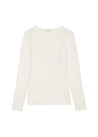 HENLEY, LONG SLEEVE - Top s dlhým rukávom - salty white