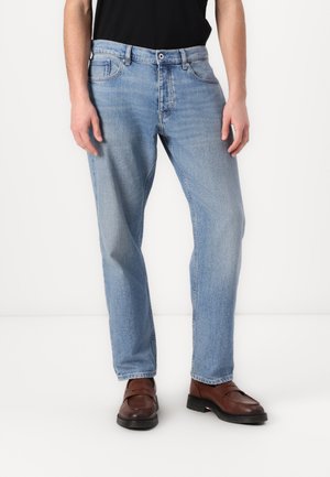 Straight leg jeans - washed light blue
