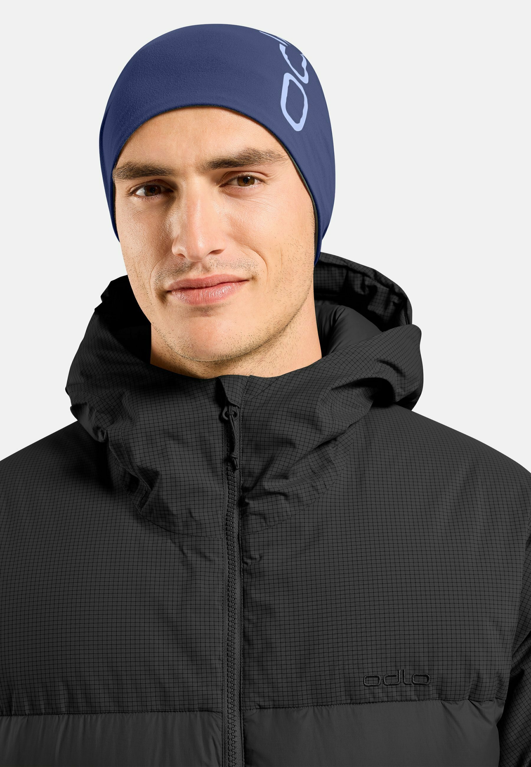 ODLO REVERSIBLE - Beanie - skipper blue blue heron/blue - Zalando