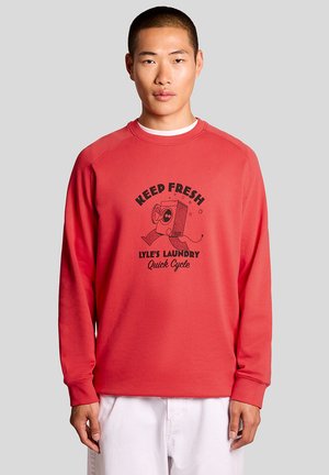 MID KEEP FRESH GRAPHIC - Sweatshirt - y cherry red