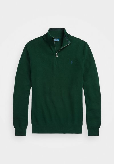 Polo Ralph Lauren Big & Tall QUARTER-ZIP JUMPER - Trui - moss agate