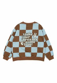 The New Felpa - toffee check