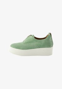 Unselected, green