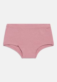 Roosa puuvillane hipster aluspesu, millel on sile tekstuur, elastne vöökoht ja klassikaline lõige, mis tagab täieliku katvuse.