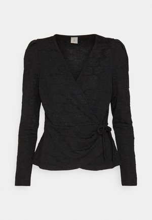 YAS YASLEIDO WRAP - Camicetta - black