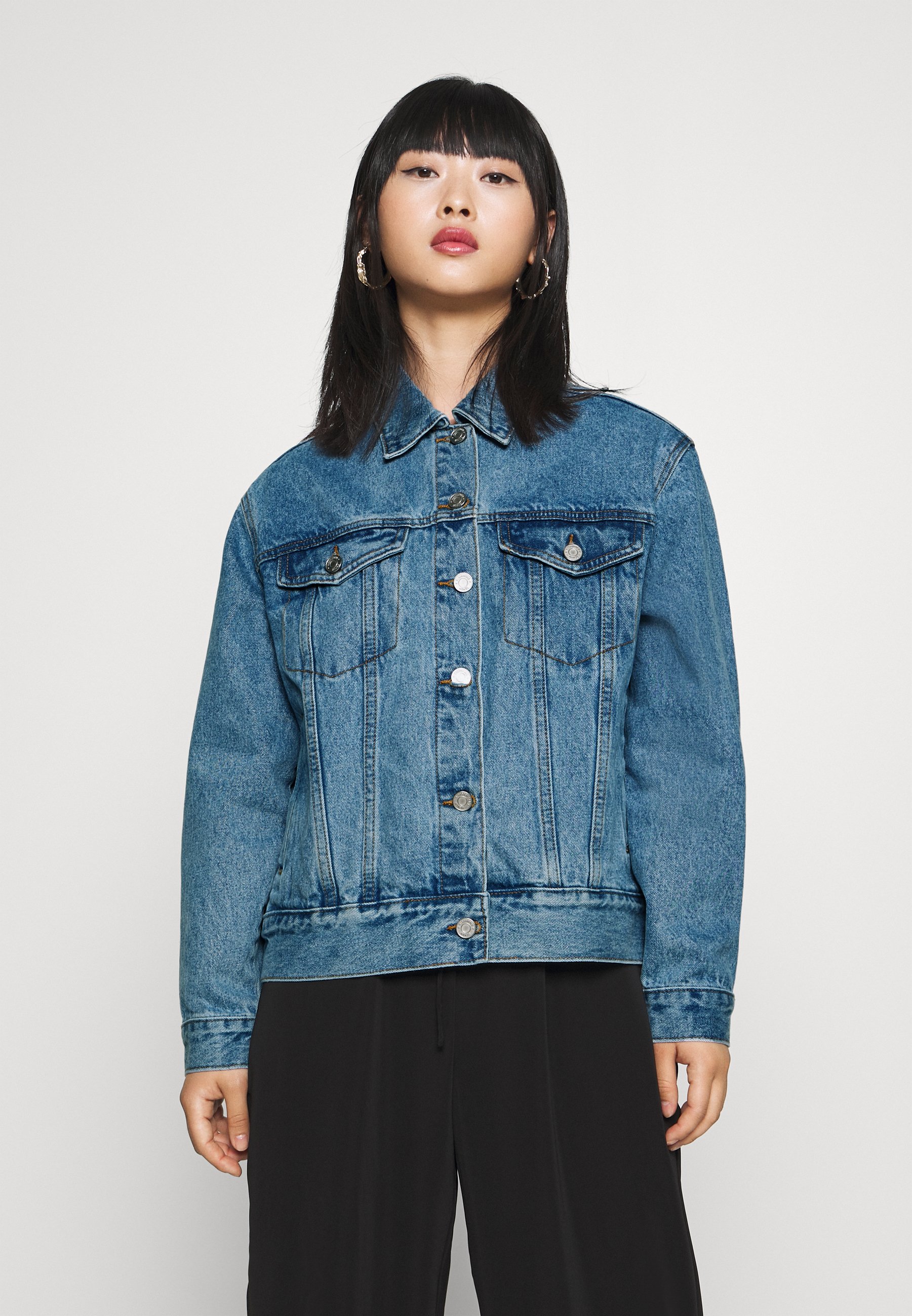 Missguided Petite Jeansjakke stonewash Zalando.no Missguided Petite Jeansjakke - stonewash
