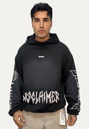 BOXY FIT - Felpa con cappuccio - grigio antracite