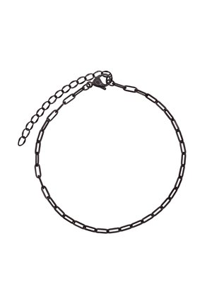 FÜR GLIEDERARM TIMO FARBEN POLIERT - Armband - schwarz