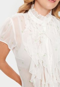 Saint Tropez LILJASZ CRINKLE SS - Camicia - zephyr green hearts