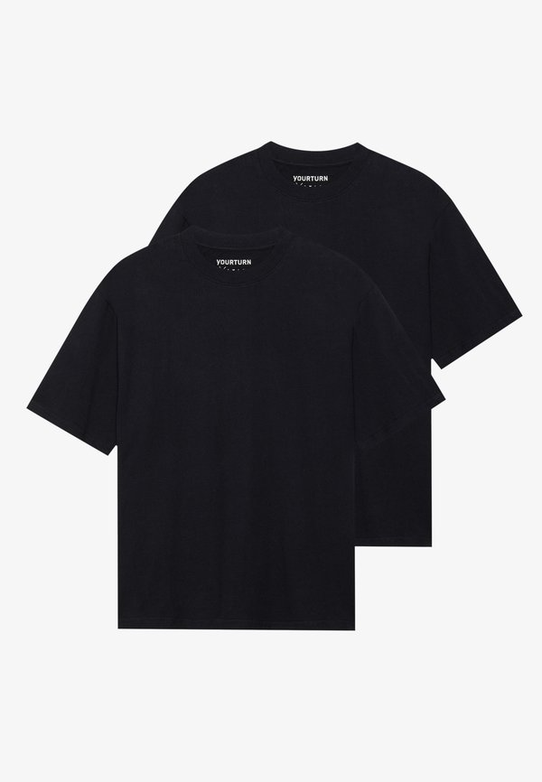 UNISEX 2 PACK BASIC BOXY T SHIRT - Basic T-shirt3