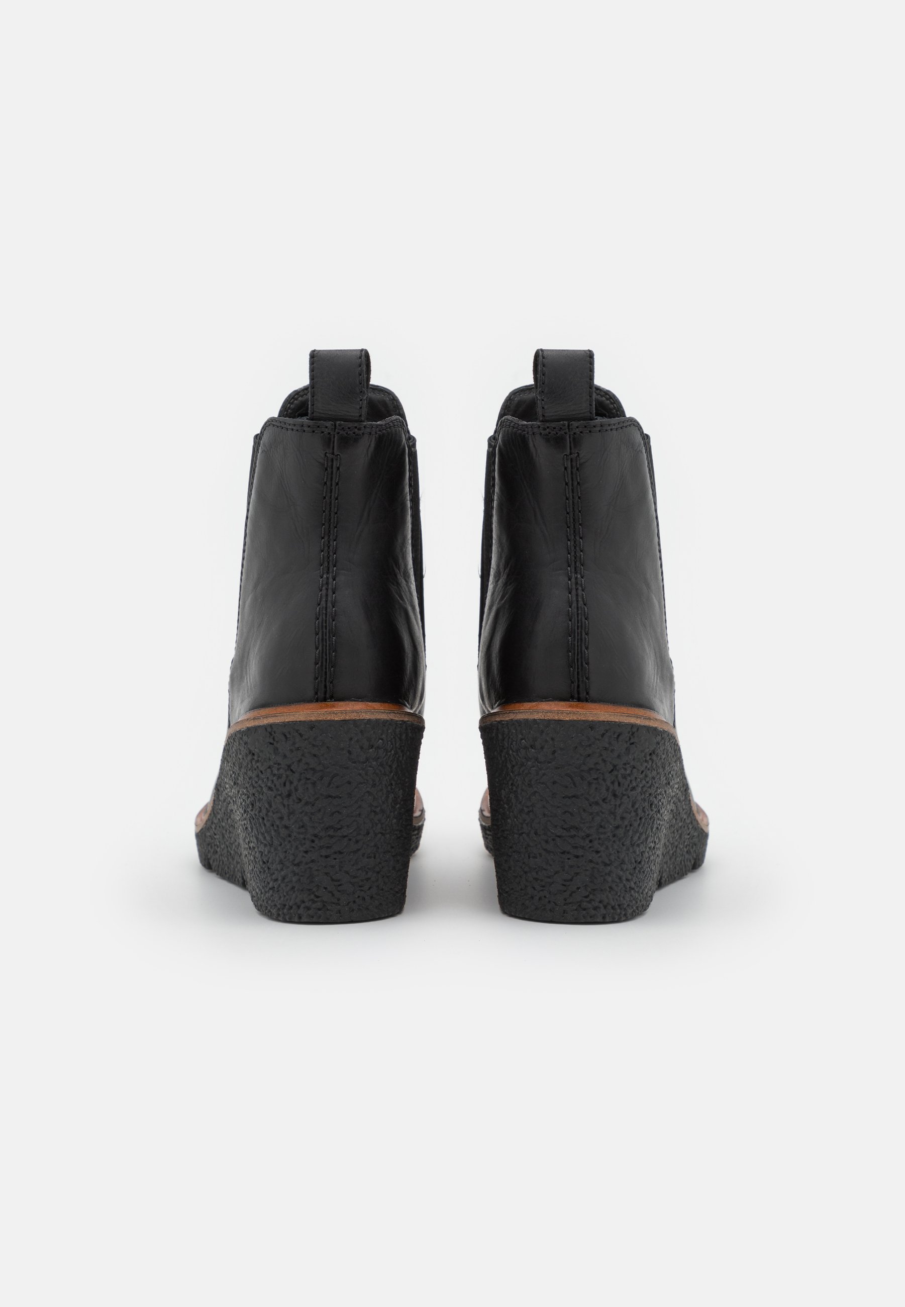 Clarks CLARKFORD TOP - Botines de cuña - black/negro - Zalando.es