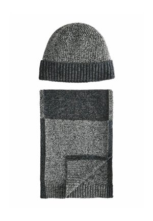 SOFT TOUCH SET - REGULAR FIT - Huivi - navy blue charcoal grey