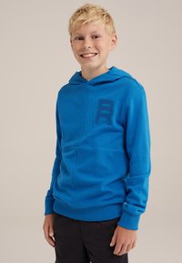 WE Fashion Mikina s kapucí - blue