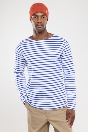 Armor lux MARINIÈRE CLASSIC T-SHIRT - Langarmshirt - blanc/etoile