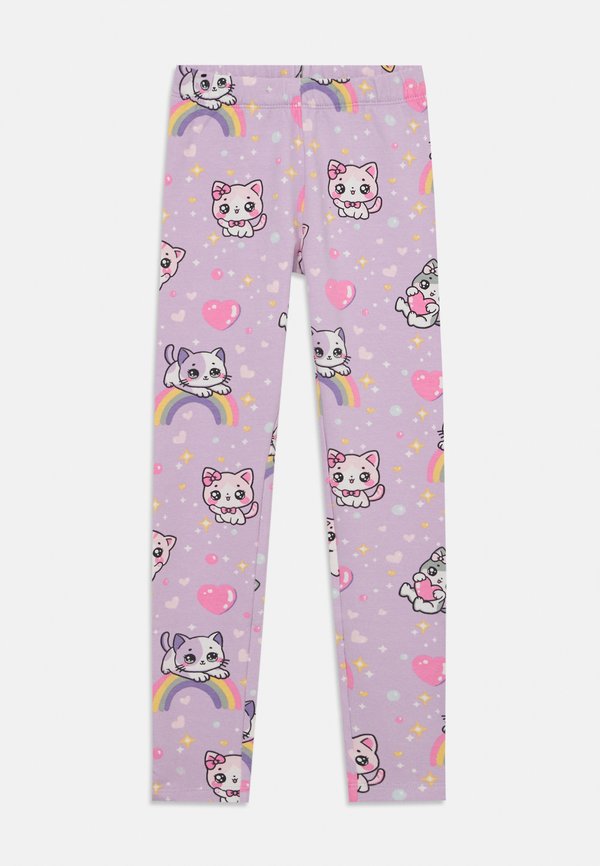 LEGGINGS CATS AND RAINBOWS - Tights - light lilac