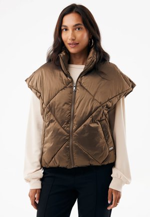 Mexx, MEXX BODYWARMER OVERSIZED BODYWARMER - Chaleco - brown