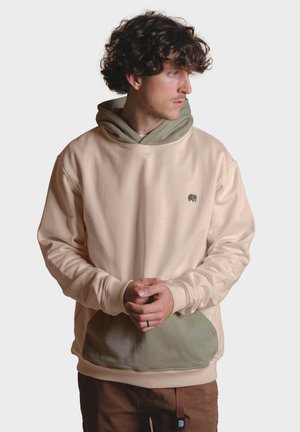 Felpa con cappuccio - off white