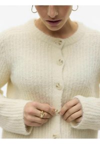 Vero Moda VMAWSOME LS O-NECK BOO - Kardiganas - birch