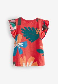 Next SCALLOP-REGULAR FIT - Tricou cu imprimeu - red tropical pelican