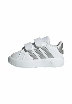 GRAND COURT 2.0 - Zapatos de bebé - cloud white   matte silver   cloud white