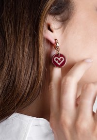 Furla Örhänge - rose gold coloured and red