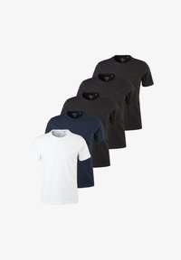 Non sélectionné, schwarz blau weiß