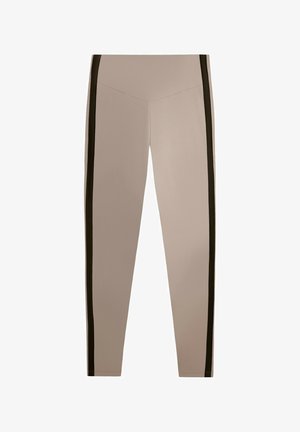 OYSHO, COMFORTLUX HIGH-RISE 65CM ANKLE-LENGTH LEGGINGS - Legging (type pantalon) - light stone