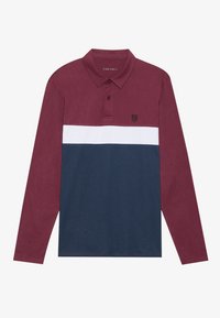Polo - Bordeaux/Dark blue/White
