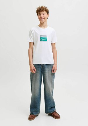 Jack & Jones Junior, T-SHIRT T-SHIRT JUNIOR - T-shirt con stampa - bright white