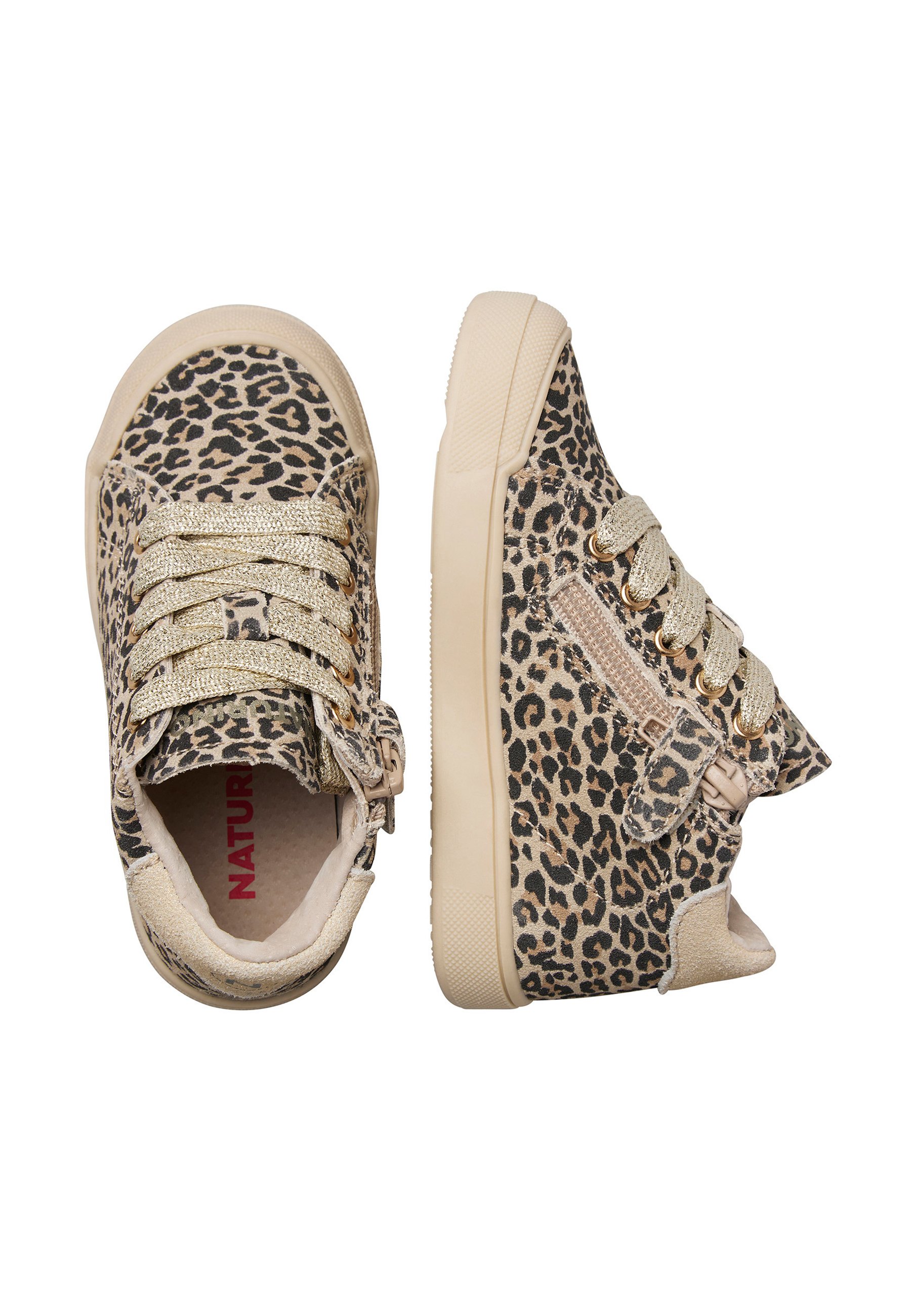 Chaussures Premiers Pas Naturino En Cuir – Motif Cœur, Semelle Antidérapante – Pour Bébé, Démarrage Confortable