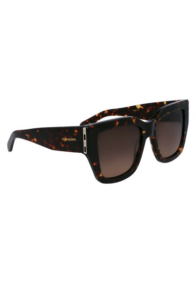FERRAGAMO SALVATORE - Sonnenbrille - dark tortoise